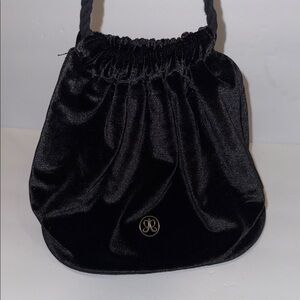 Anastasia Beverly Hills Black Velvet Cosmetic Bag